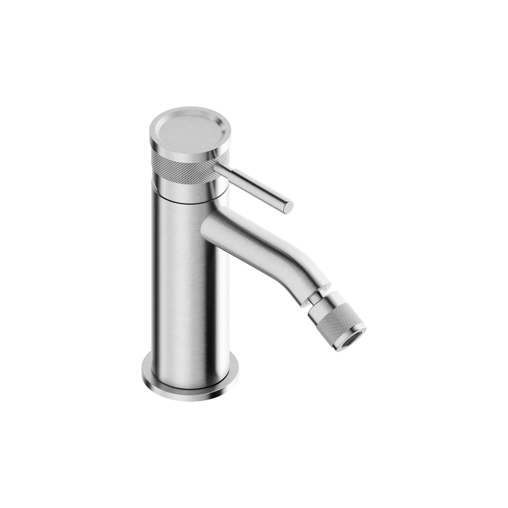 Bidet mixer in 316L stainless steel
