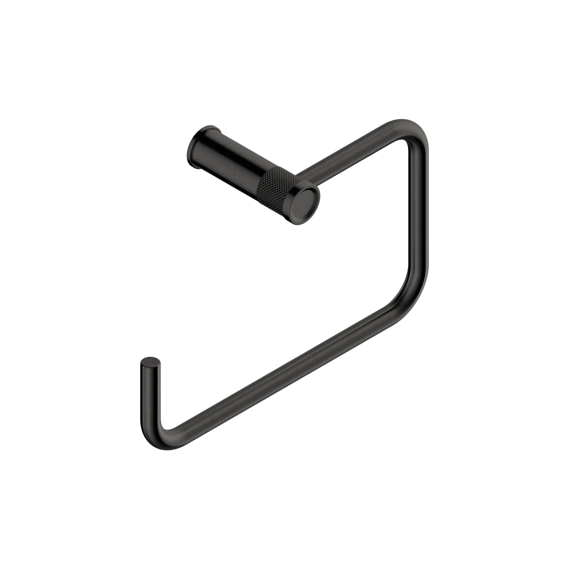 Ring-shaped towel rail in 316L stainless steel