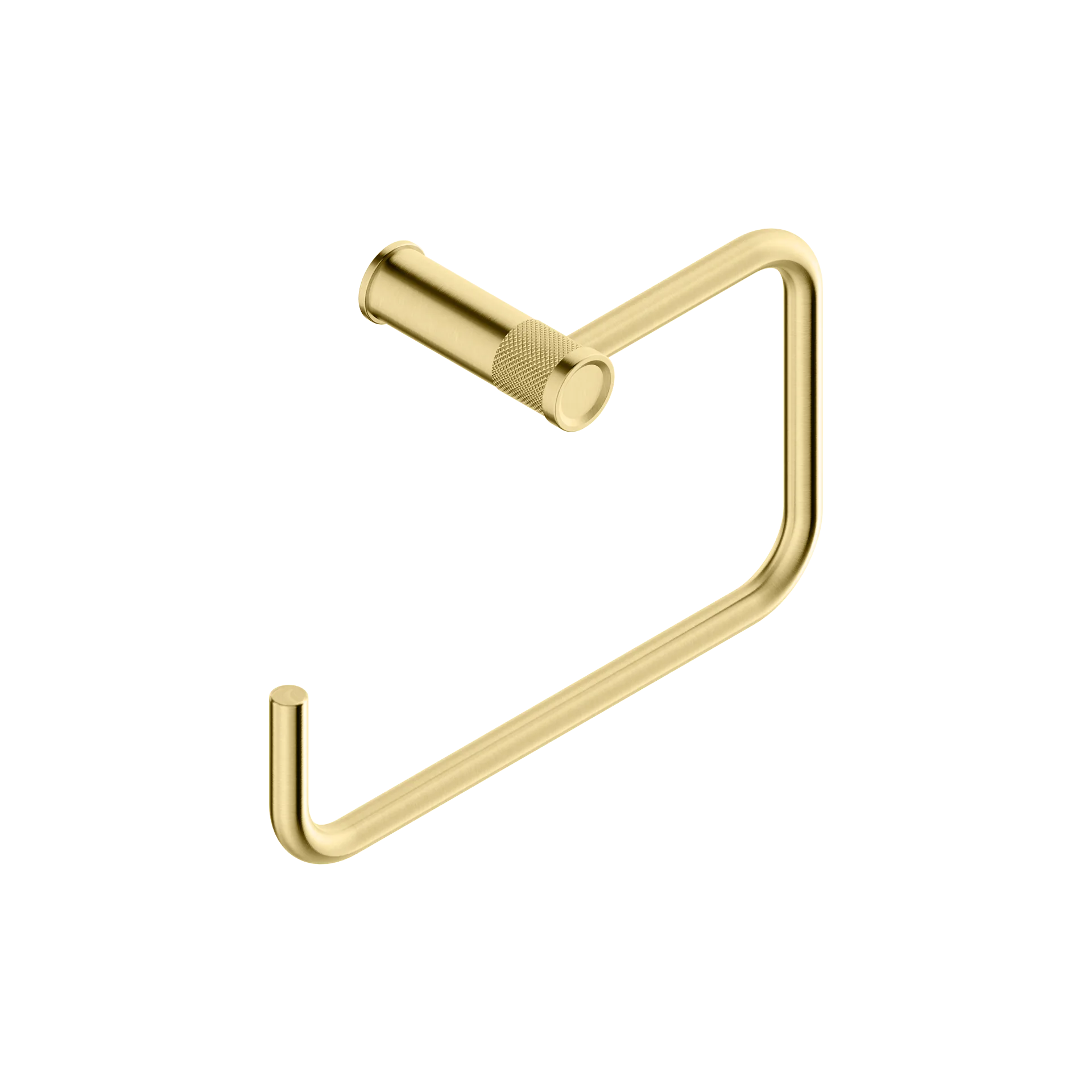 Ring-shaped towel rail in 316L stainless steel