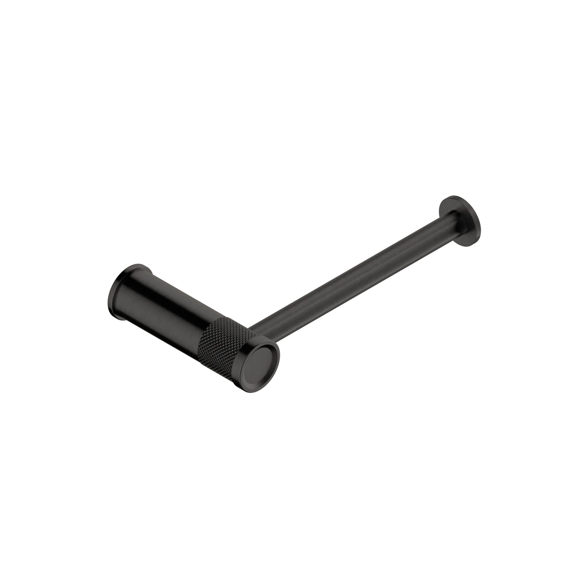 Single wall-mounted roll holder in 316L stainless steel.