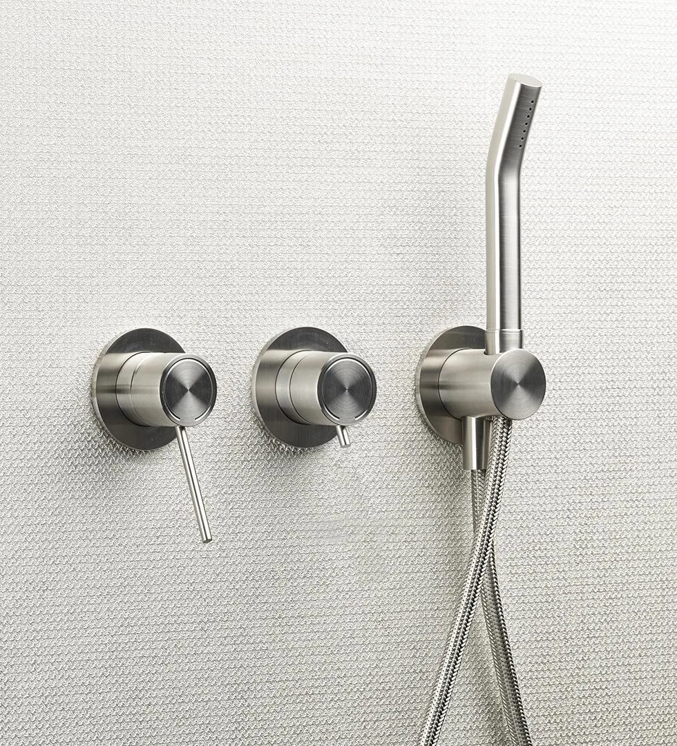 Slancio Concealed Wall Mounted Shower Set with Hand Shower