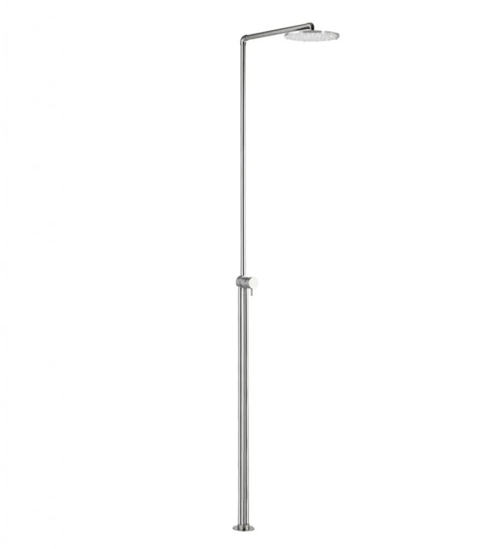 Terme Freestanding Shower Column with Mixer and Overhead Head