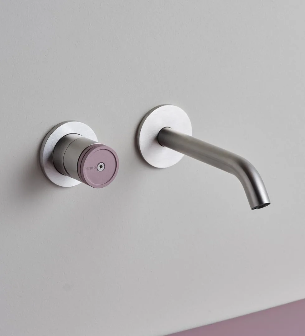 Scoglio Wall Mounted Basin Set with 160mm Spout, 316L