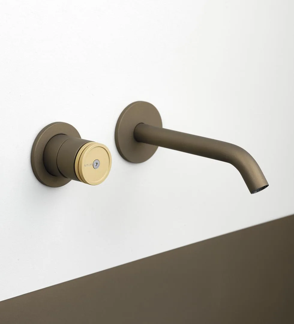 Scoglio Wall Mounted Basin Set with 160mm Spout, 316L