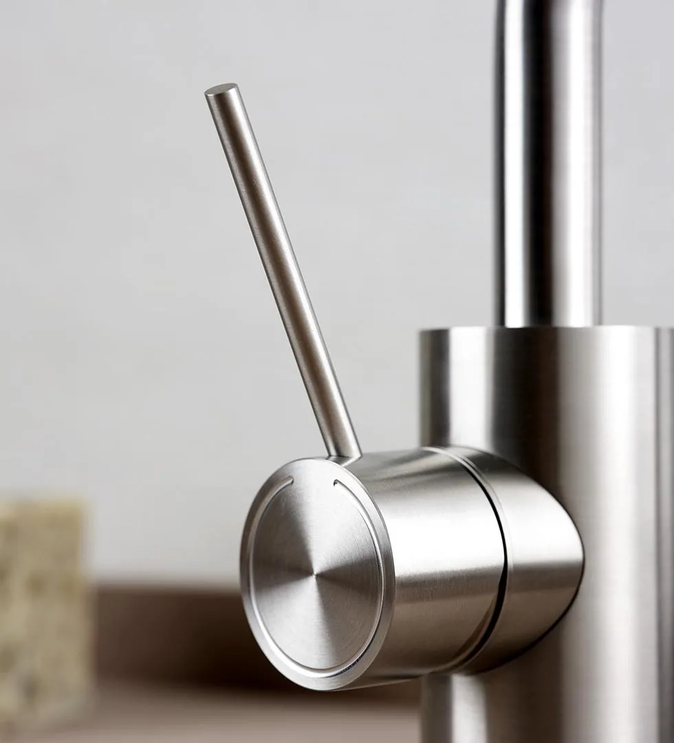 Slancio Deck Mounted Basin Mixer without Pop-Up Waste