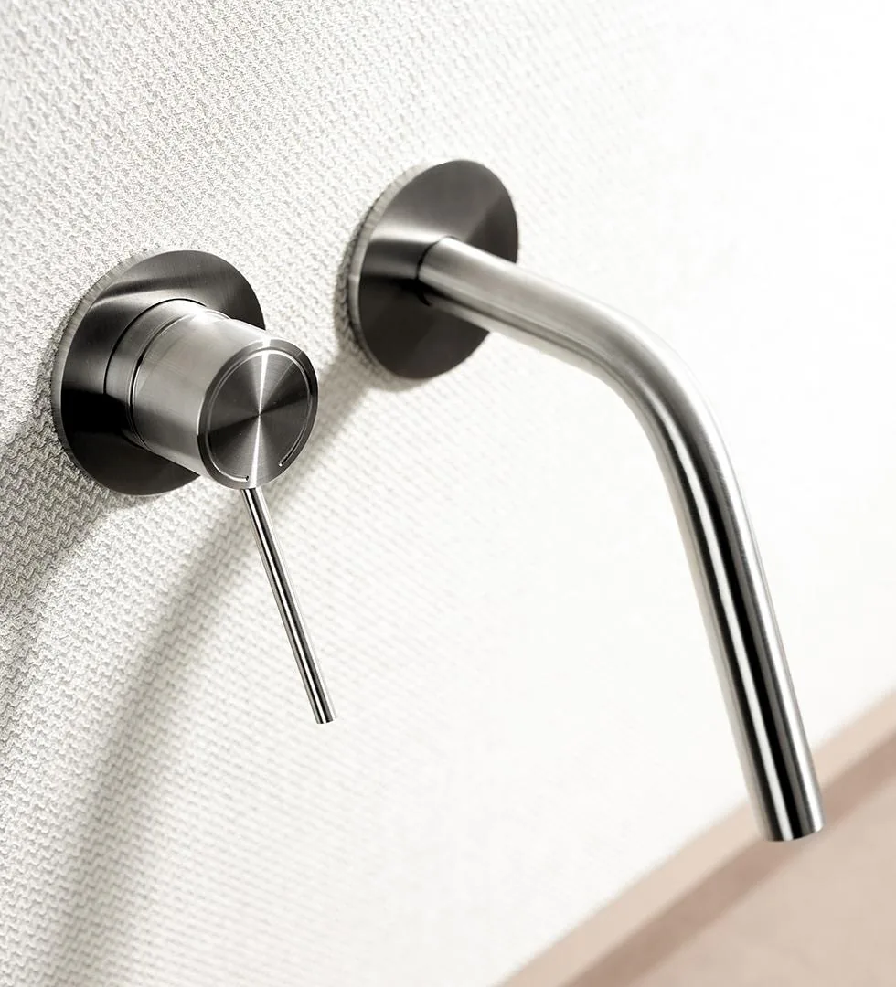 Slancio Compact Concealed Wall Mounted Basin Mixer Set