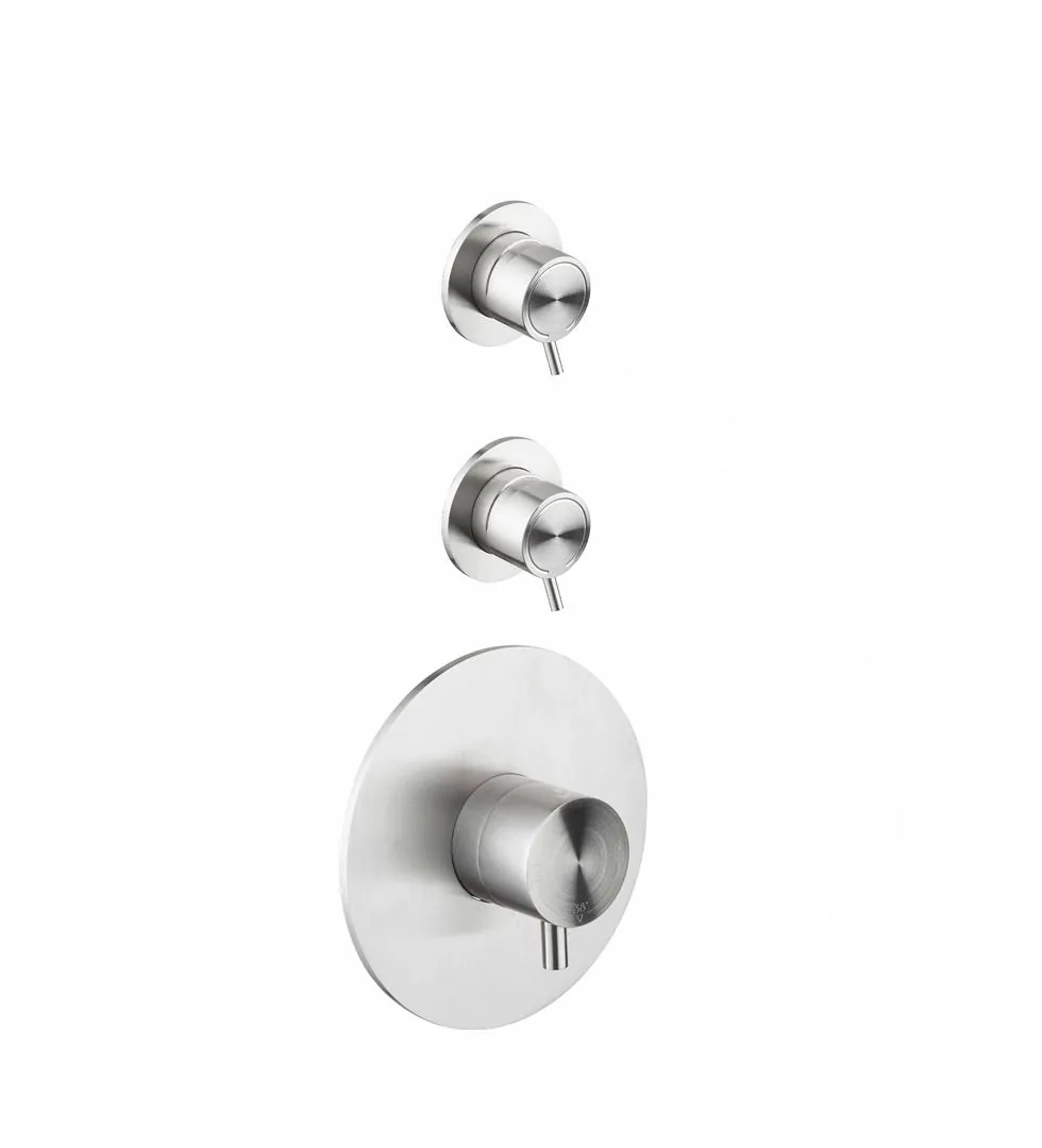 Slancio Concealed Thermostatic Set, Two Shut-Off Valves
