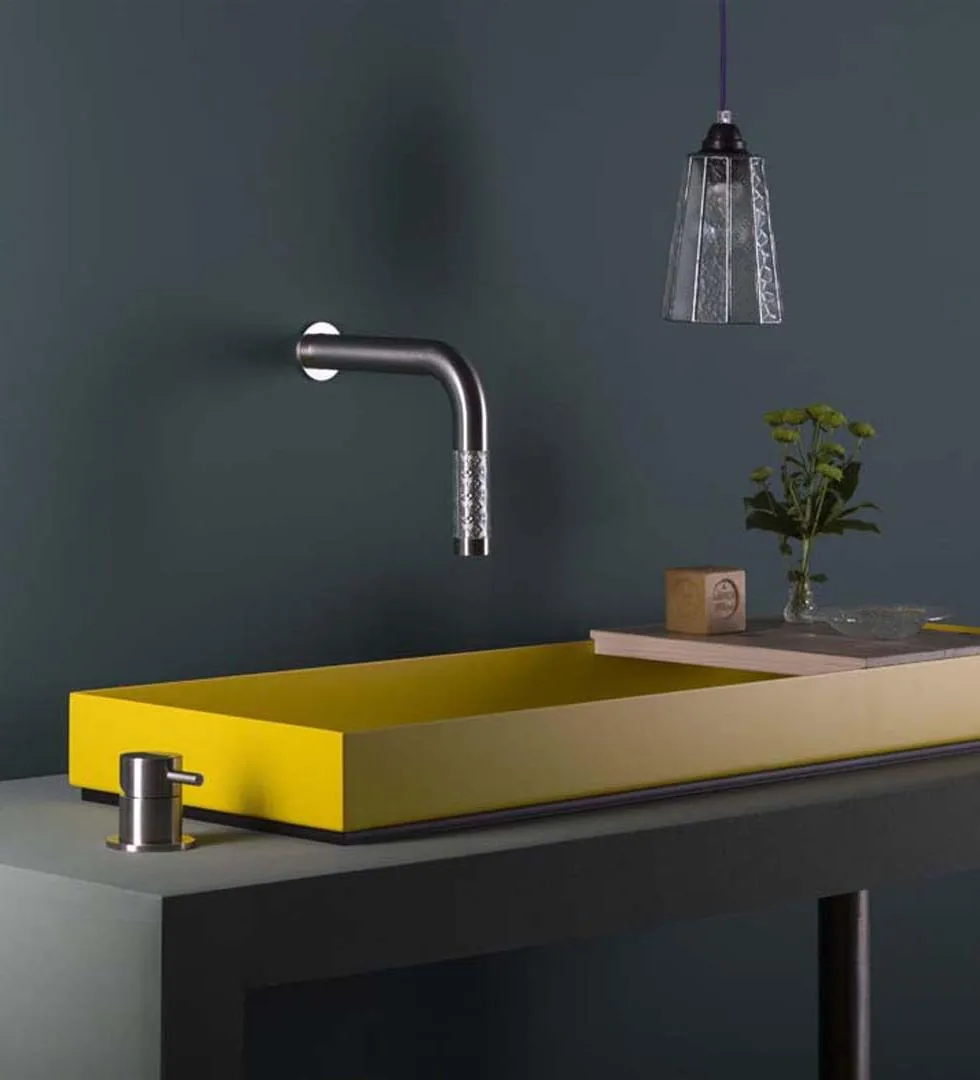 Naturale Deck Mounted Spout and Mixer Set