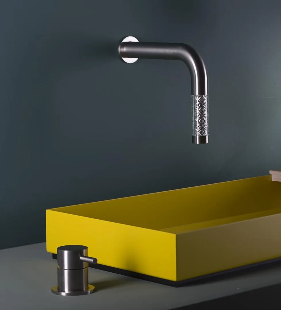 Naturale Deck Mounted Spout and Mixer Set