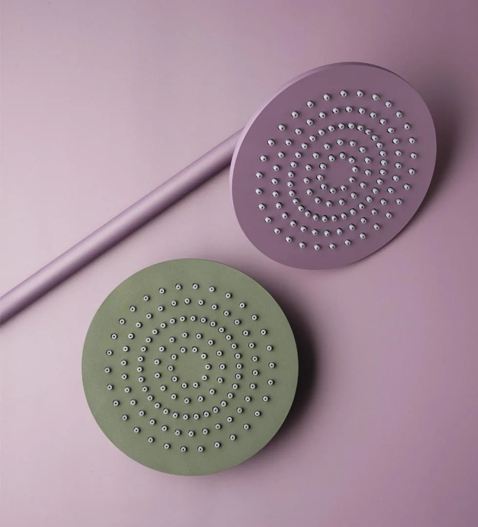 Scoglio 200mm Rainfall Shower Head on 350mm Horizontal Arm