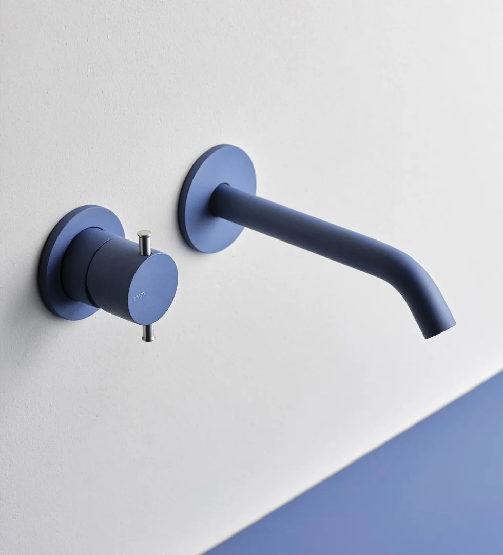Remo Wall Mounted Basin Set with 18mm Spout and Separate Control