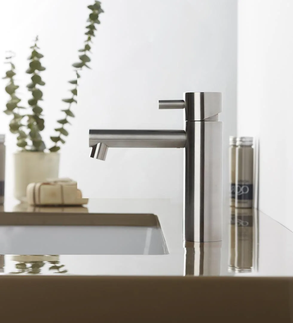 Limpido Deck Mounted Basin Mixer With Separate Waste