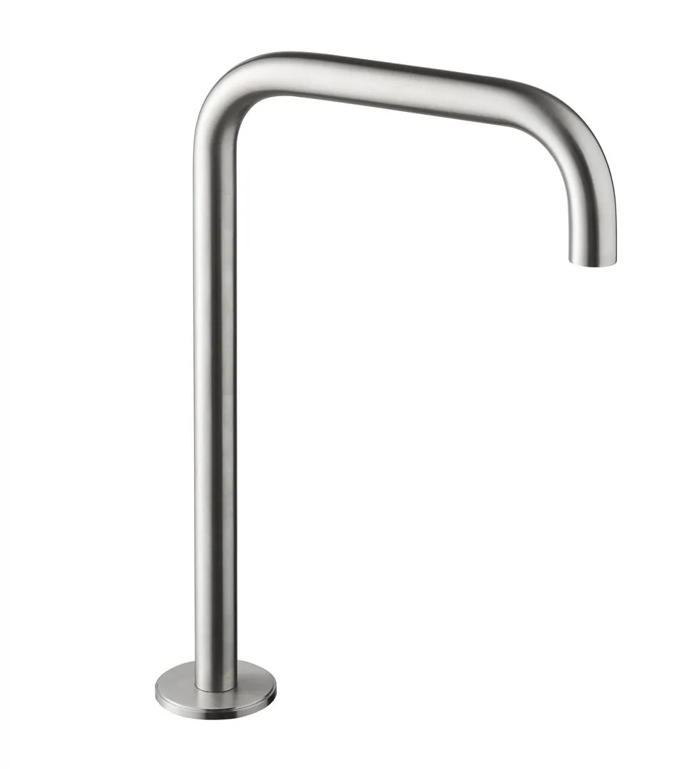 Accordo Deck Mounted Bath Spout in 316L Stainless Steel