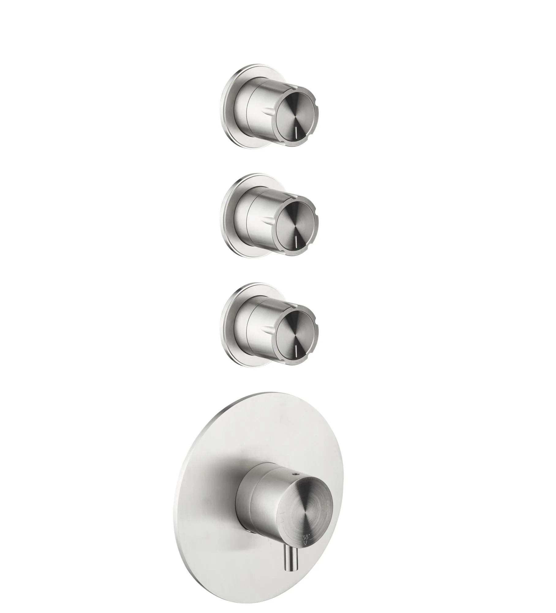 Accordo Concealed Thermostatic Set With Three Shut-Off Valves