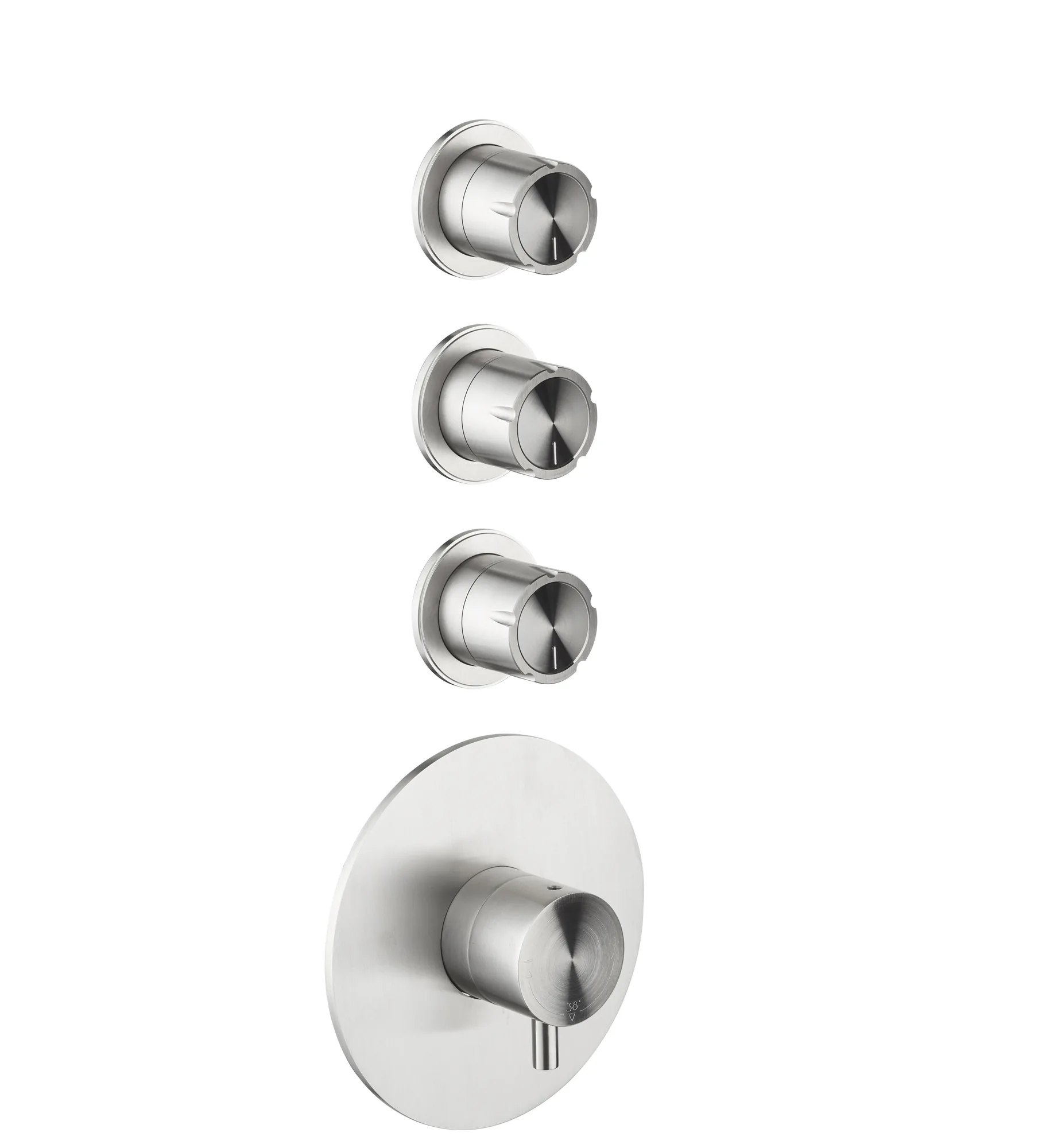Accordo Concealed Thermostatic Set With Three Shut-Off Valves