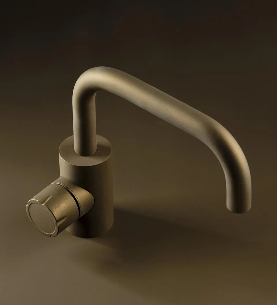 Accordo Deck Mounted Basin Mixer Without Pop Up Waste