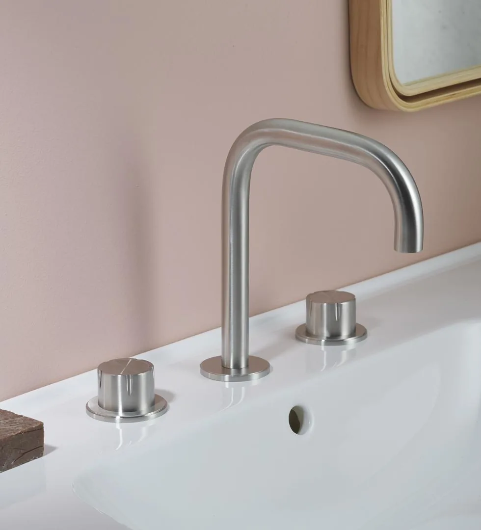 Accordo Three Hole Basin Mixer Set Without Waste