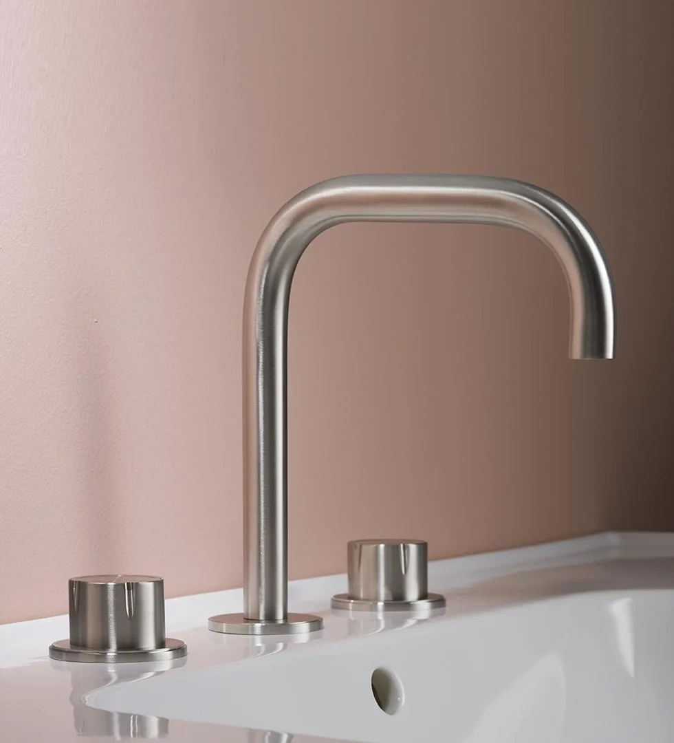 Accordo Three Hole Basin Mixer Set Without Waste