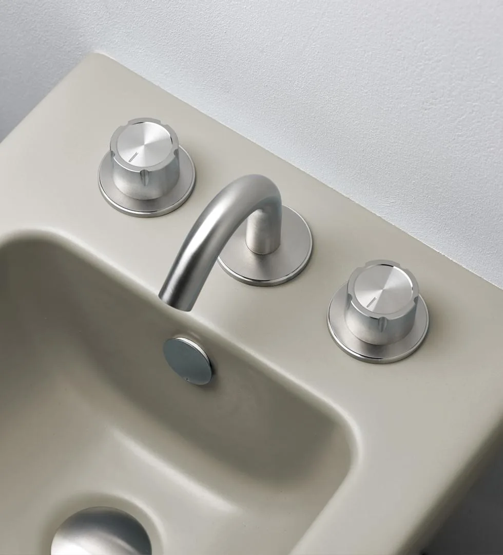 Accordo Three Hole Bidet Mixer Set Without Waste