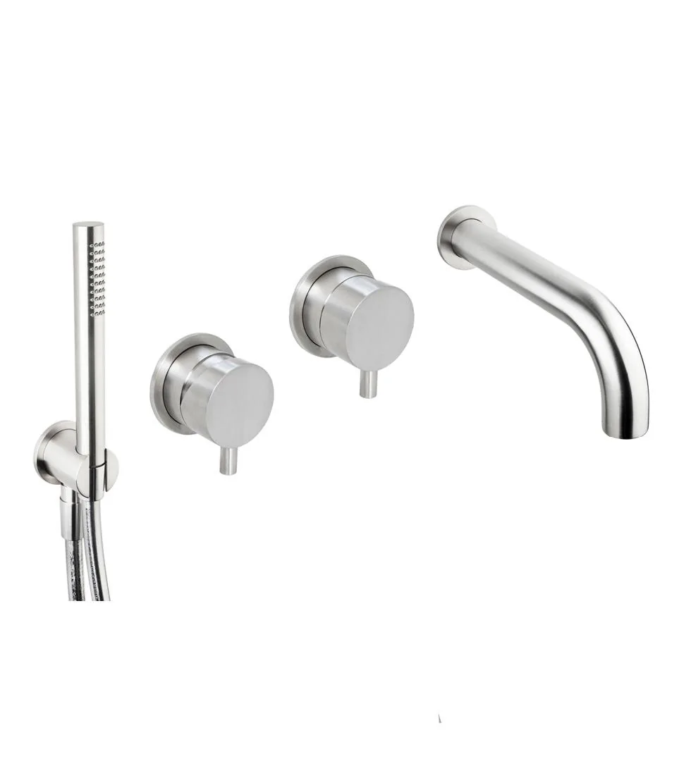Portata Bath Set with Hand Shower, Flexible Hose and Diverter
