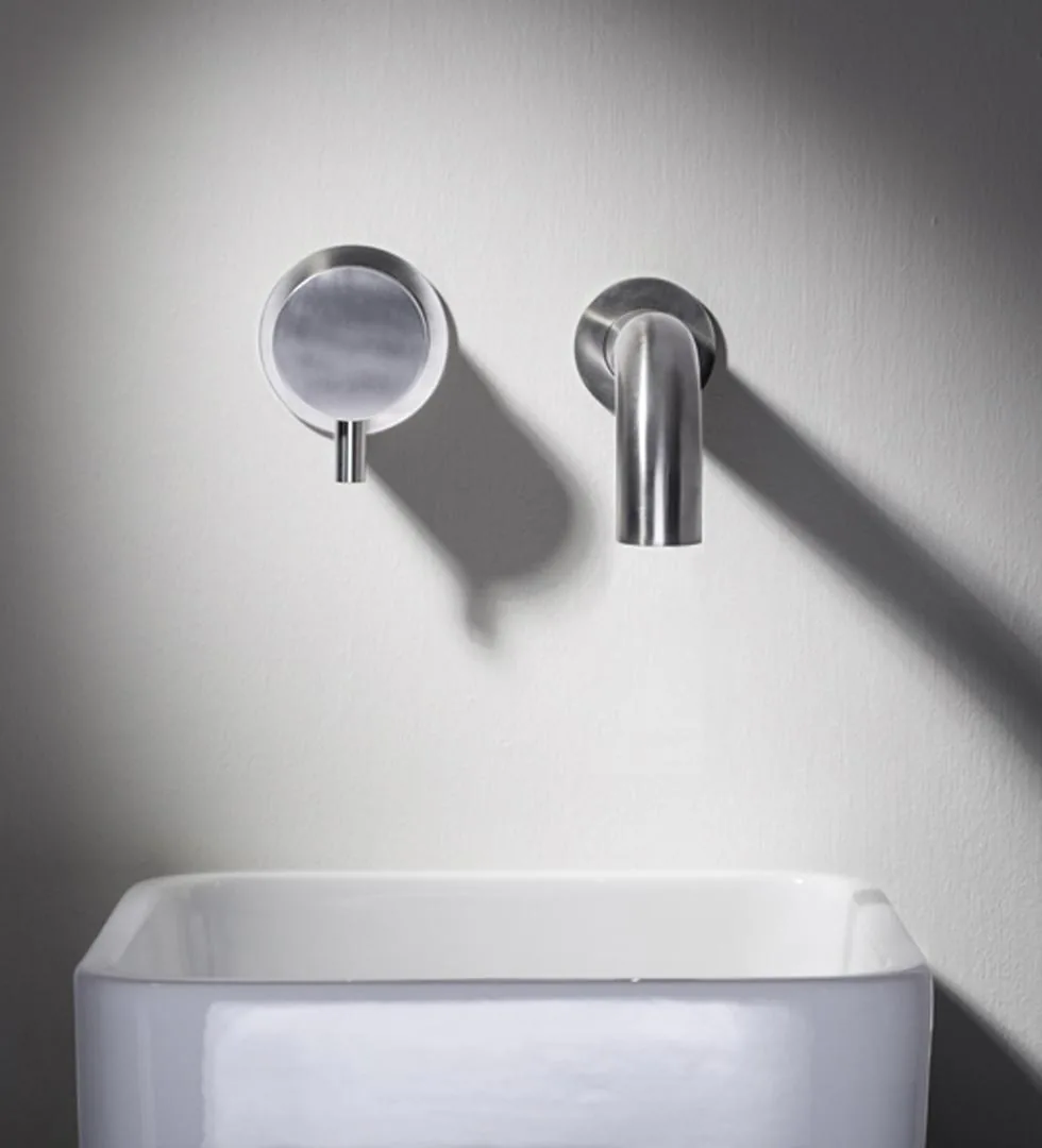 Portata Wall Mounted Bath Set, Spout and Mixer, 40 mm Spout