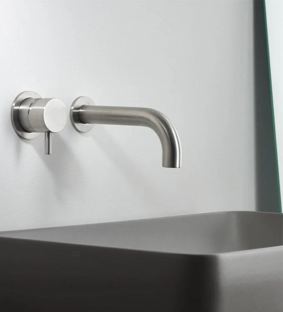 Limpido Wall Mounted Spout and Mixer Set, 190mm
