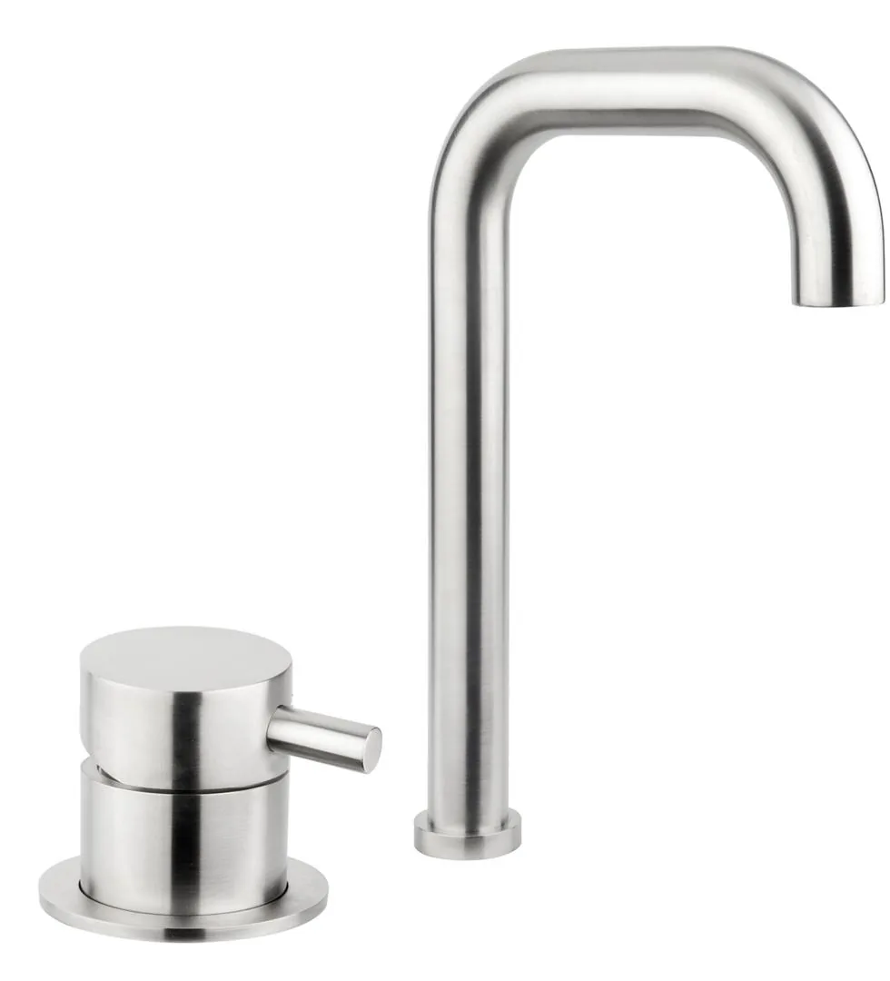 Portata Two Hole Deck Mounted Basin Mixer