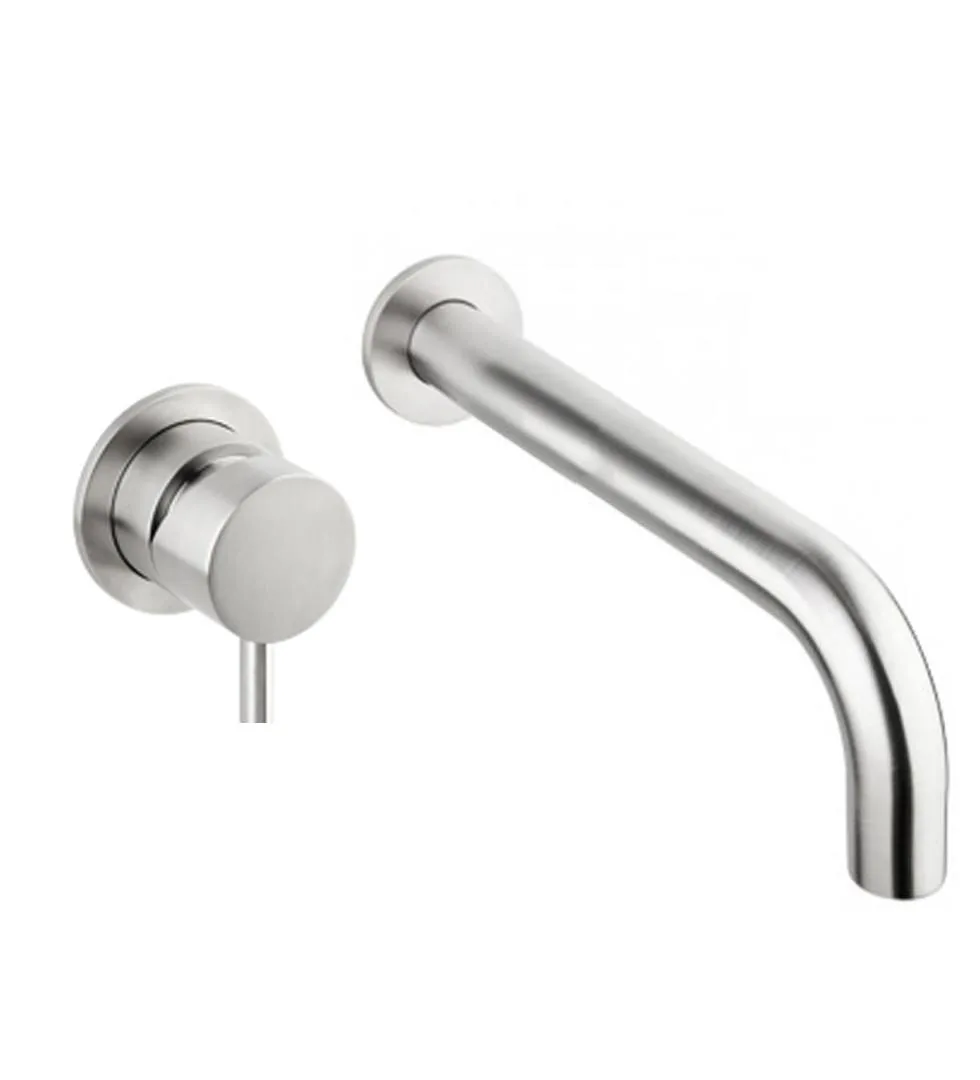 Limpido Wall Mounted Spout and Mixer Set, 230mm