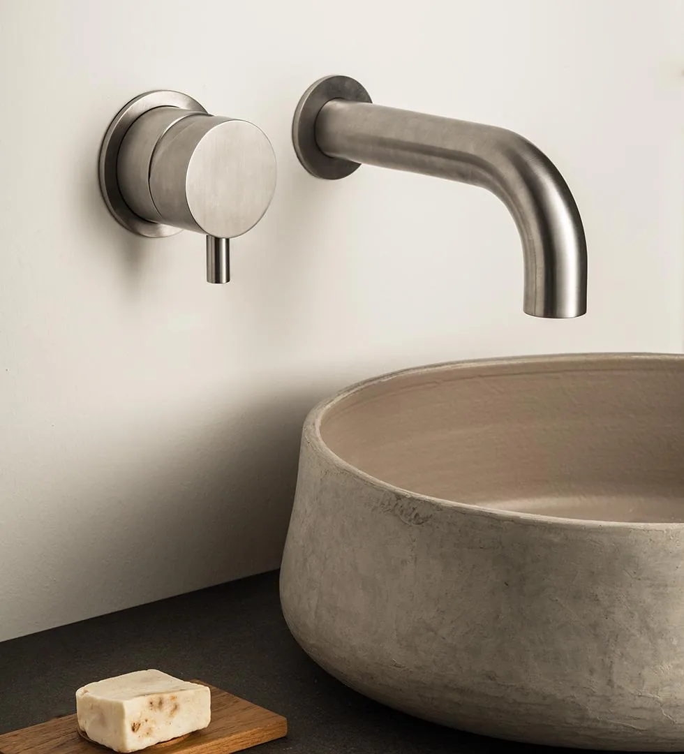 Portata Wall Mounted Bath Set, 34 mm Spout and Mixer