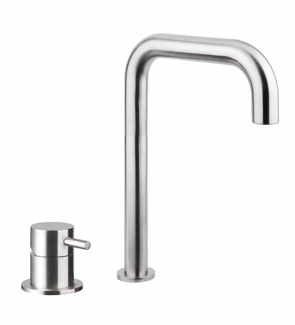 Limpido Deck Mounted Mixer and Spout Set