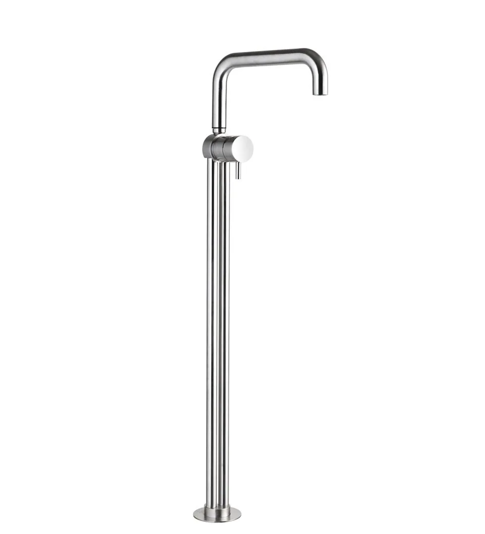 Limpido Upright Floor Mixer Column for a Basin
