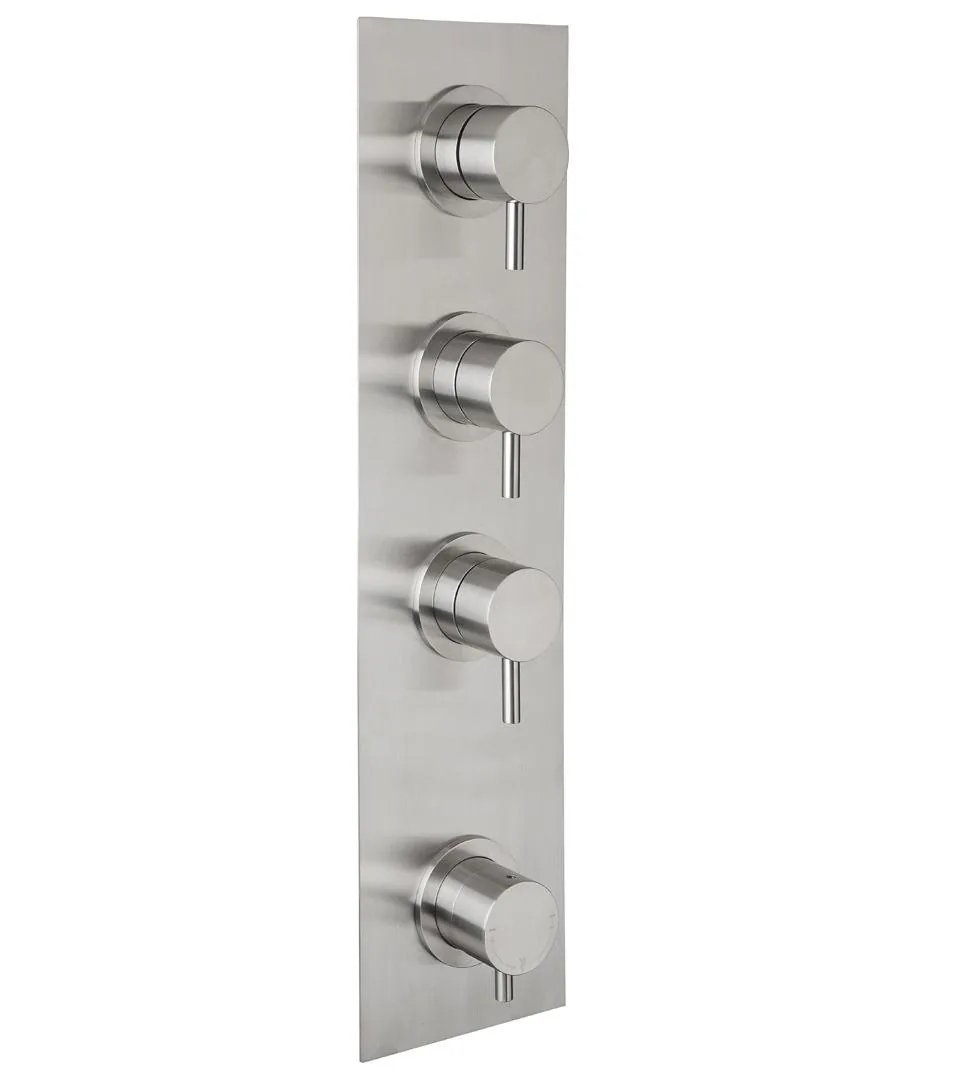 Limpido Half Inch Thermostatic Set with Three Shut-Off Valves