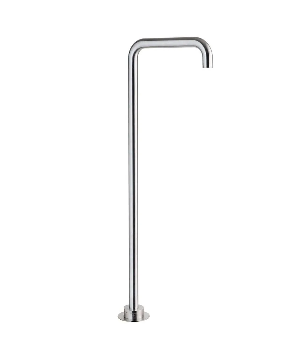 Limpido Floor Standing Bath Filler Spout in 316L Steel