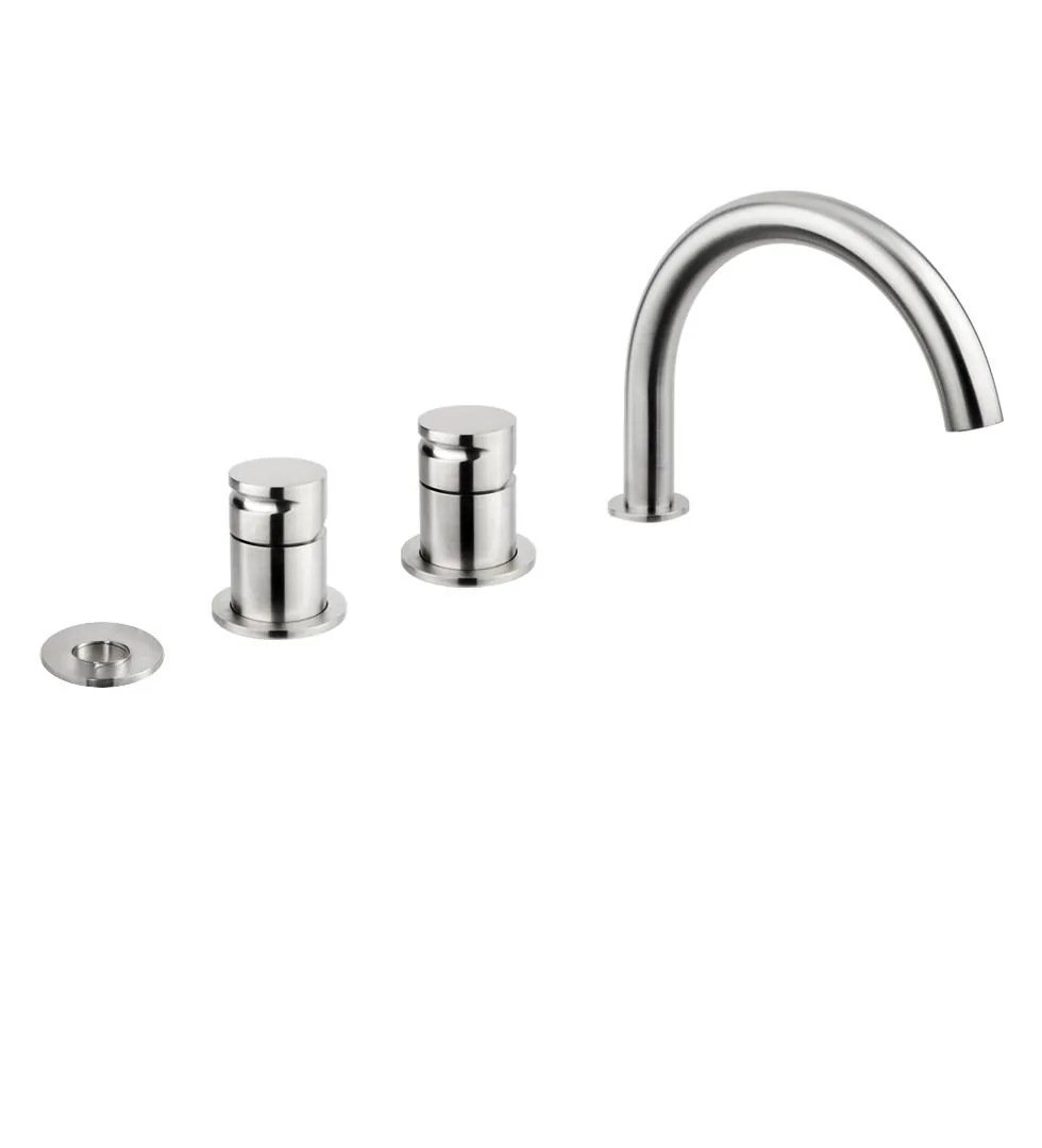 Sospenso Deck Mounted Bath Set With Spout And Hand Shower
