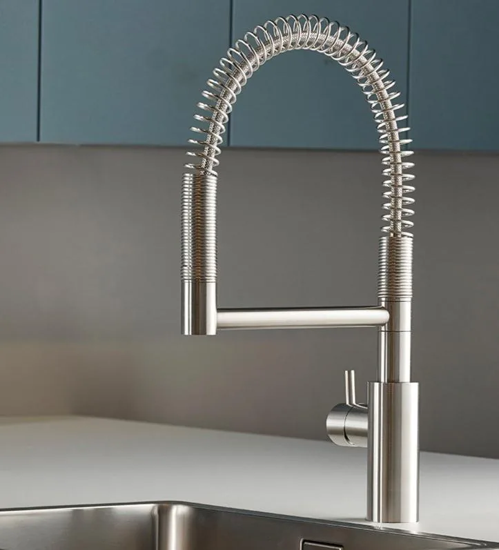 Flutto Deck Mounted Kitchen Sink Mixer With 360 Swivel Spout