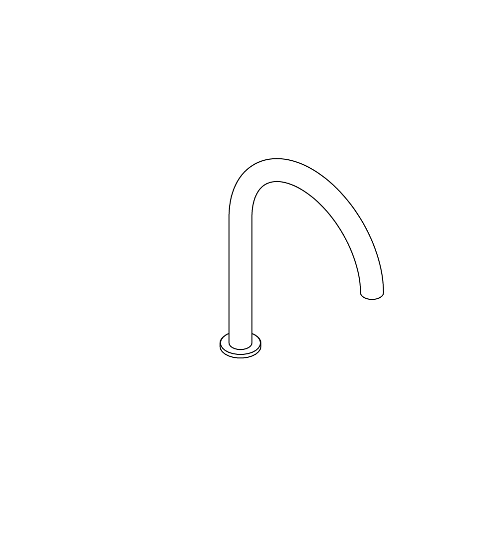 Sospenso Deck Mounted Bath Spout
