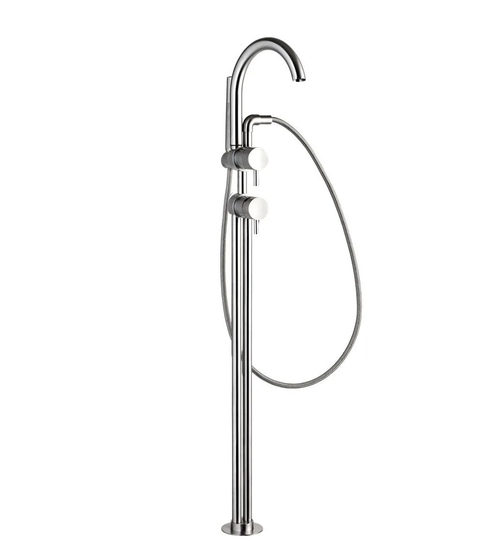 Sospenso Freestanding Bath Mixer with Handshower