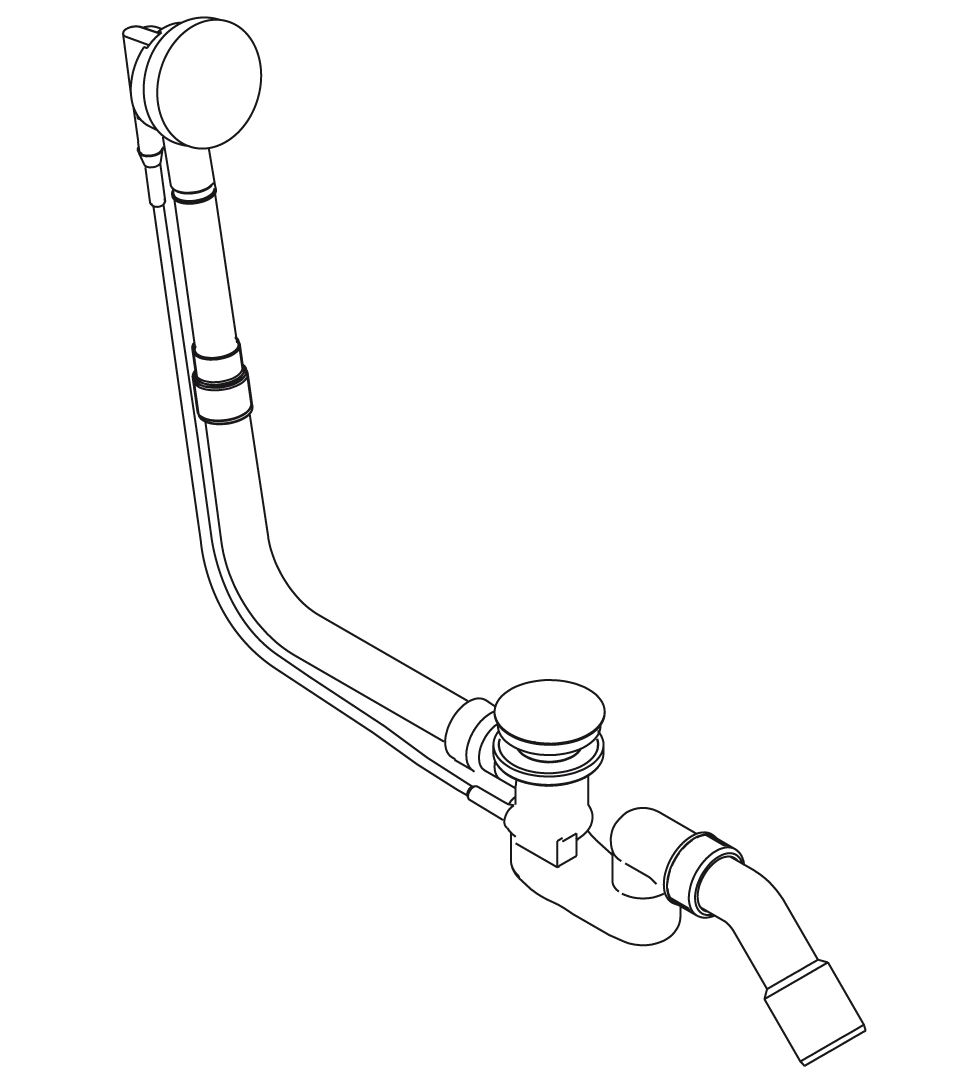 Corredo Bath Pop Up Waste With Siphon