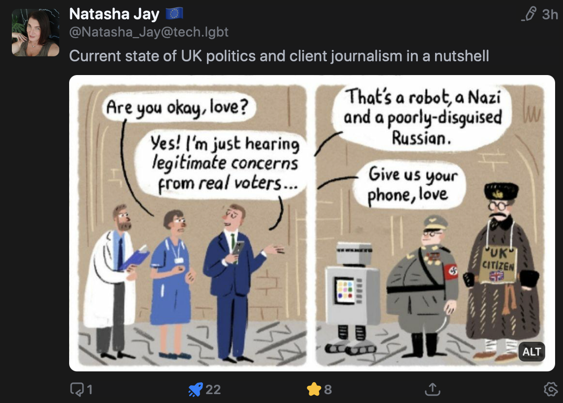 A Robot, a Nazi and a Poorly diguised Russian walk into a timeline...